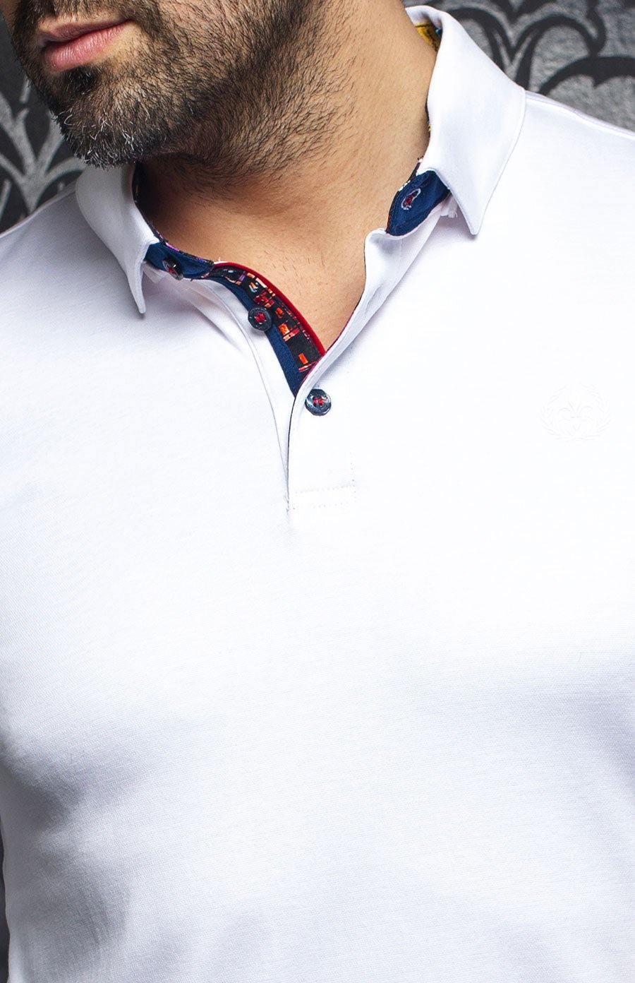 Polo | FALCON, White - AU NOIR