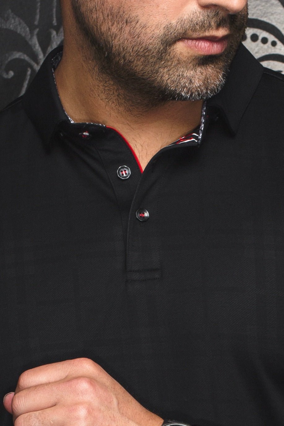 POLO MANCHES LONGUES | CHELSEA, Black - AU NOIR