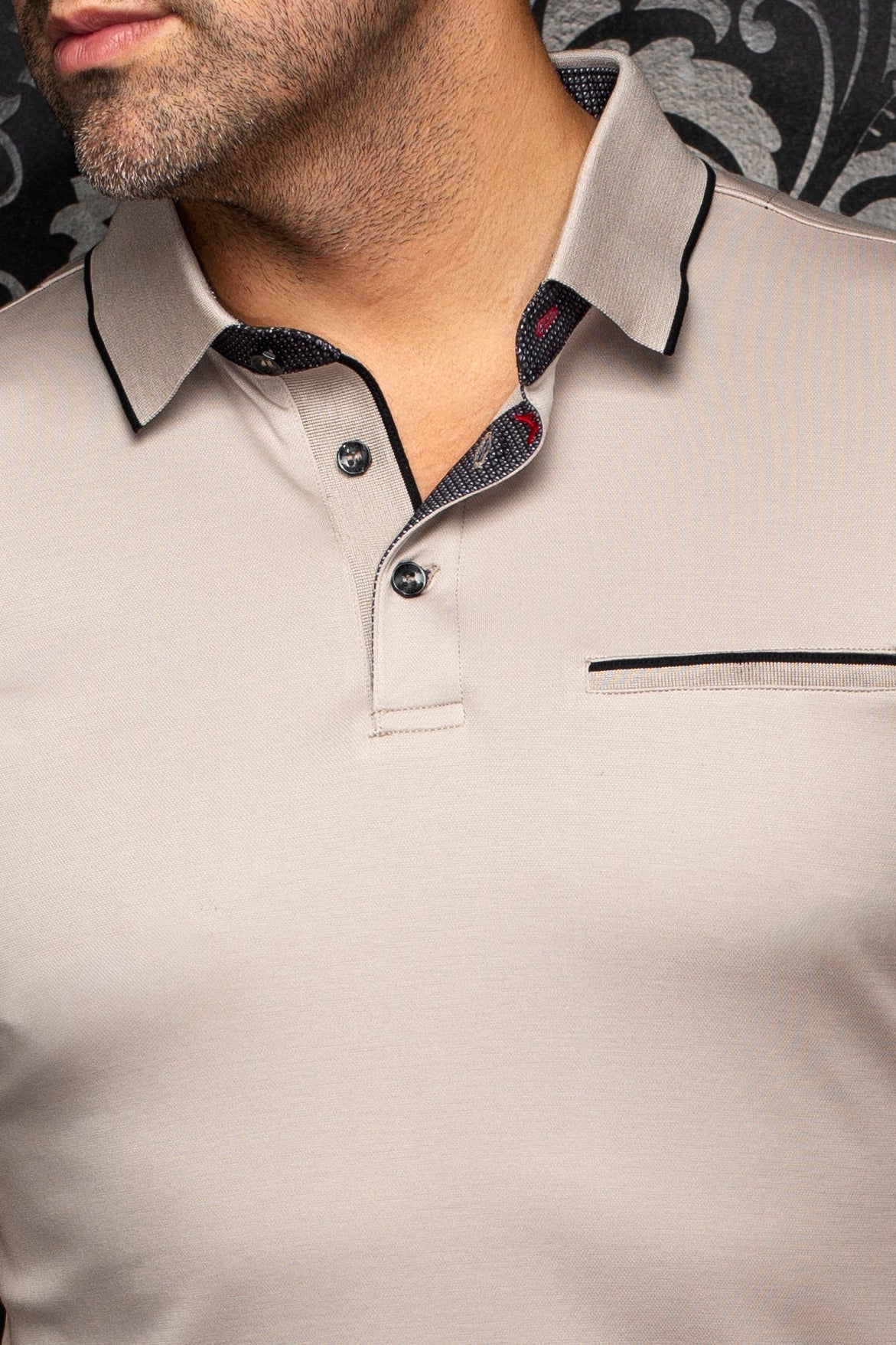 Polo | MERCURY, Stone - AU NOIR
