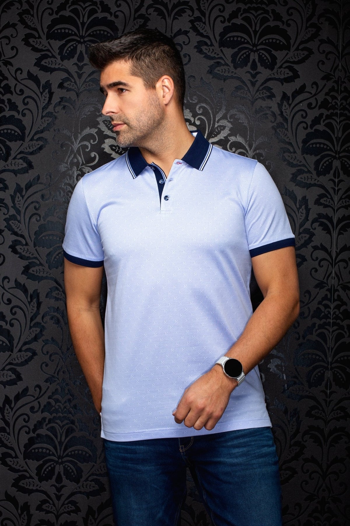 POLO | PUNTAGORDA, Light Blue - AU NOIR