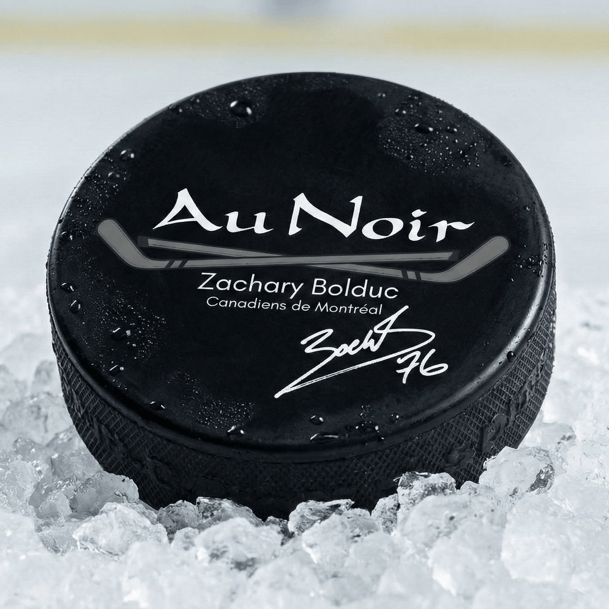 RONDELLE DE HOCKEY - AU NOIR