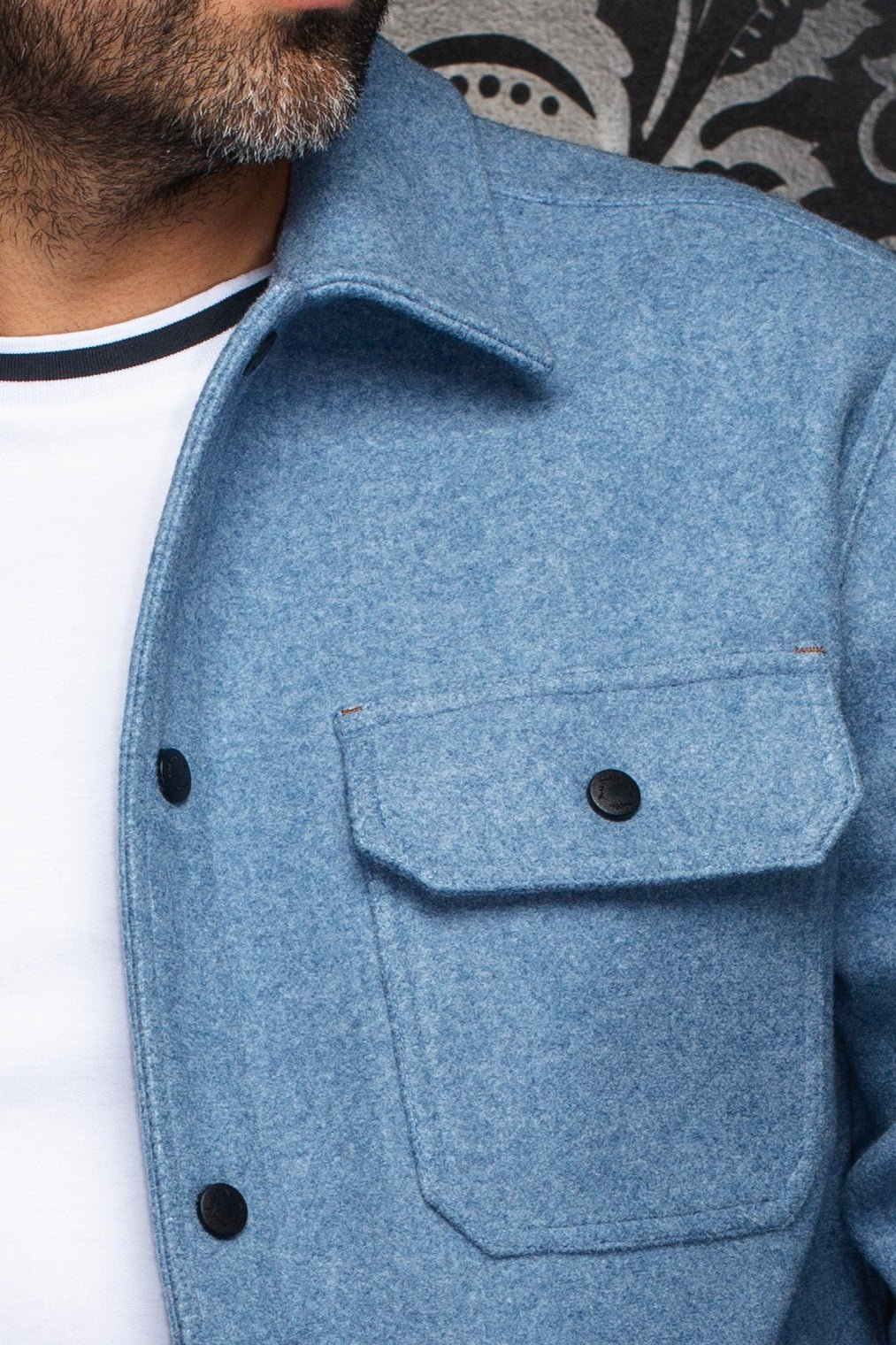 SURCHEMISE | DANALI, Light Blue - AU NOIR