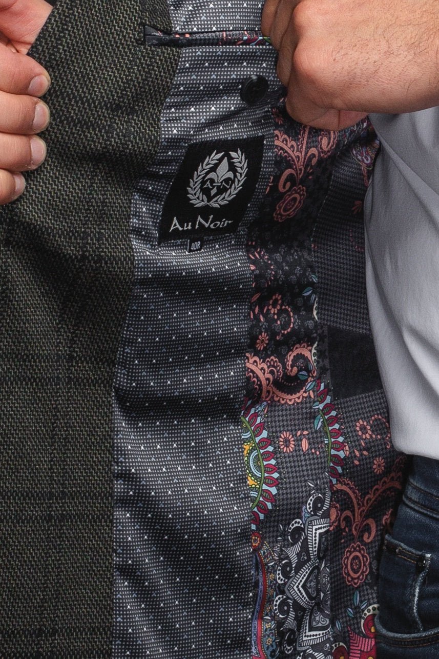 VESTON | BROSNAN, Olive - AU NOIR