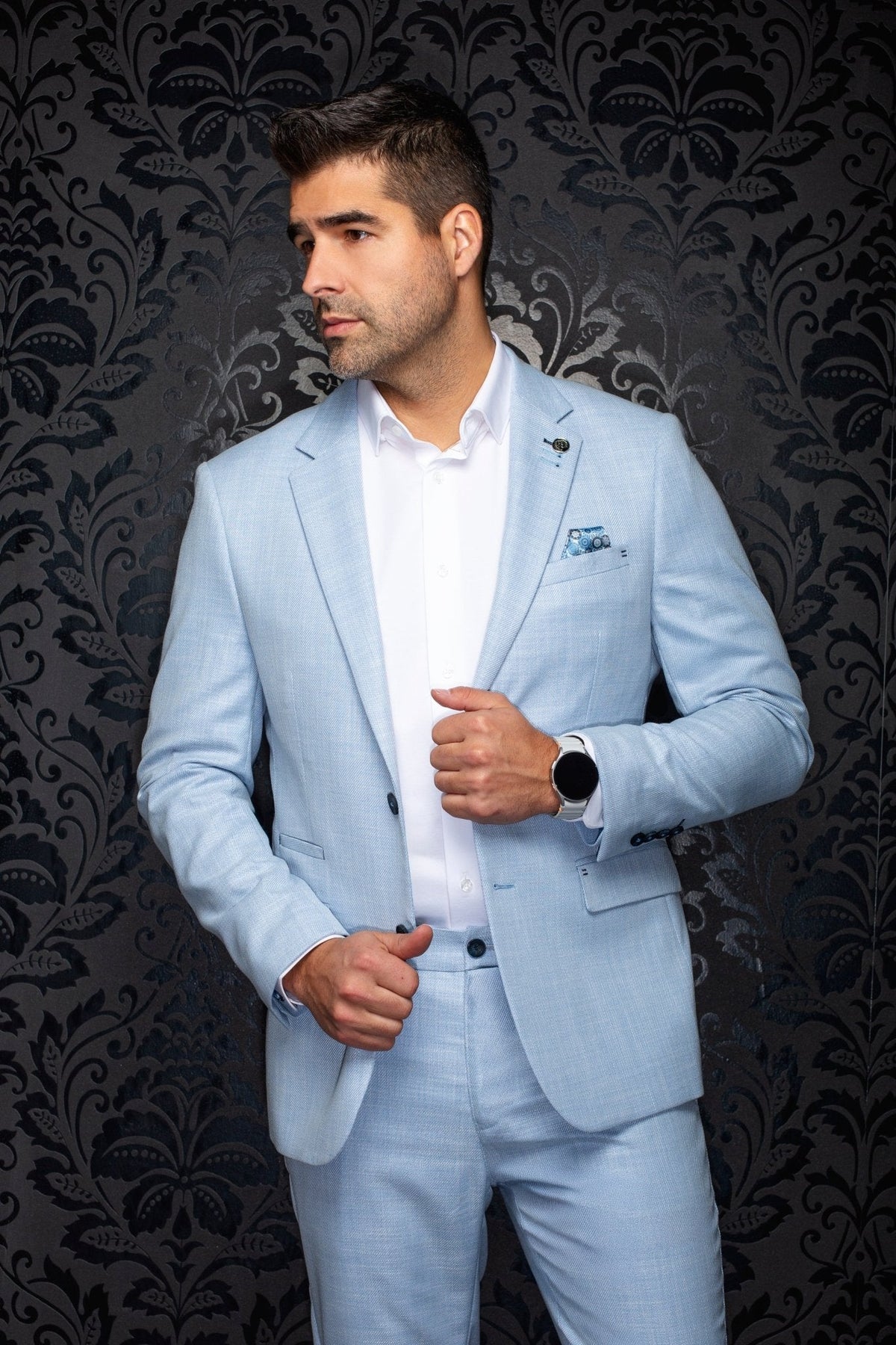VESTON | CODY, Light Blue - AU NOIR
