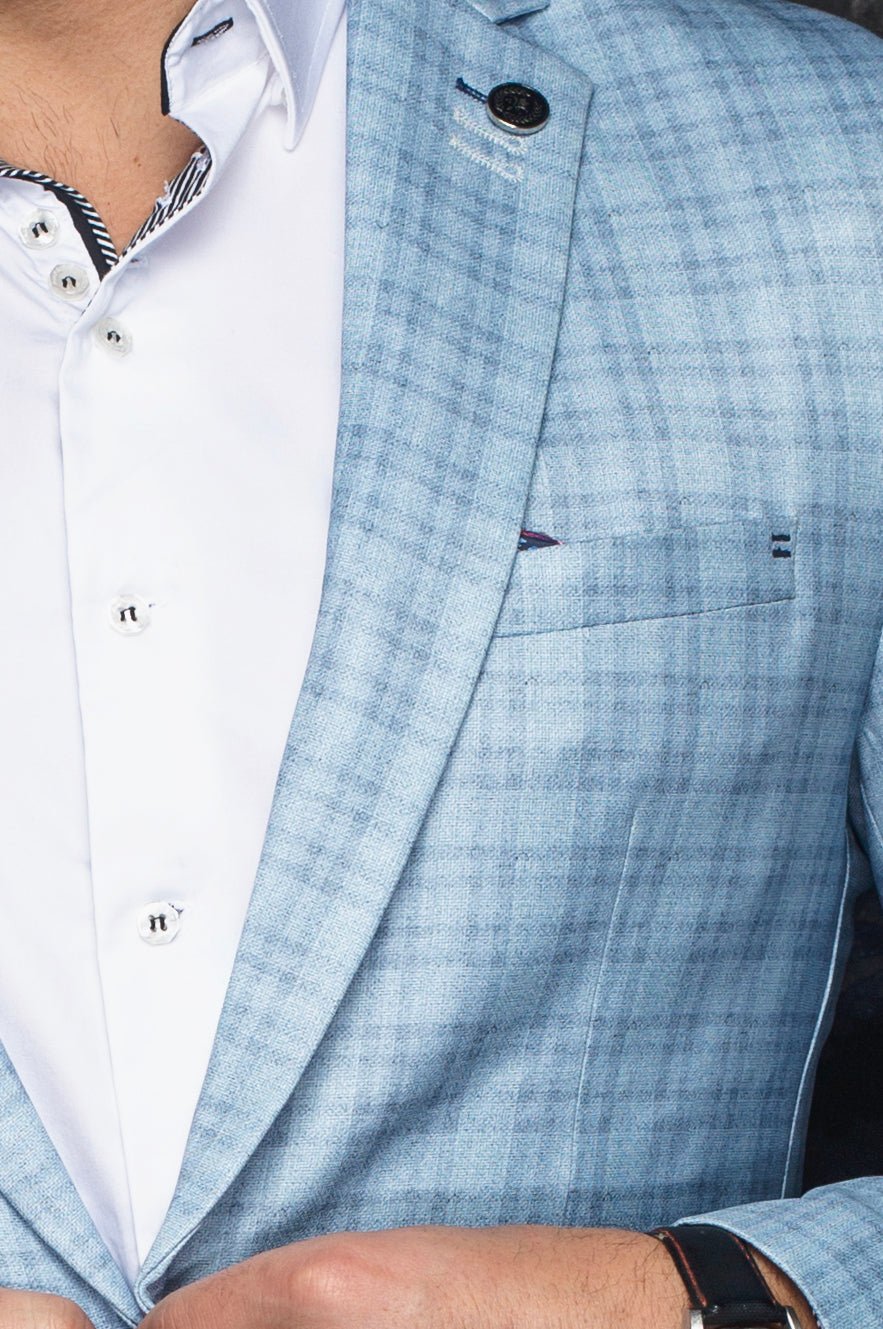 VESTON | HANKS, Light Blue - AU NOIR