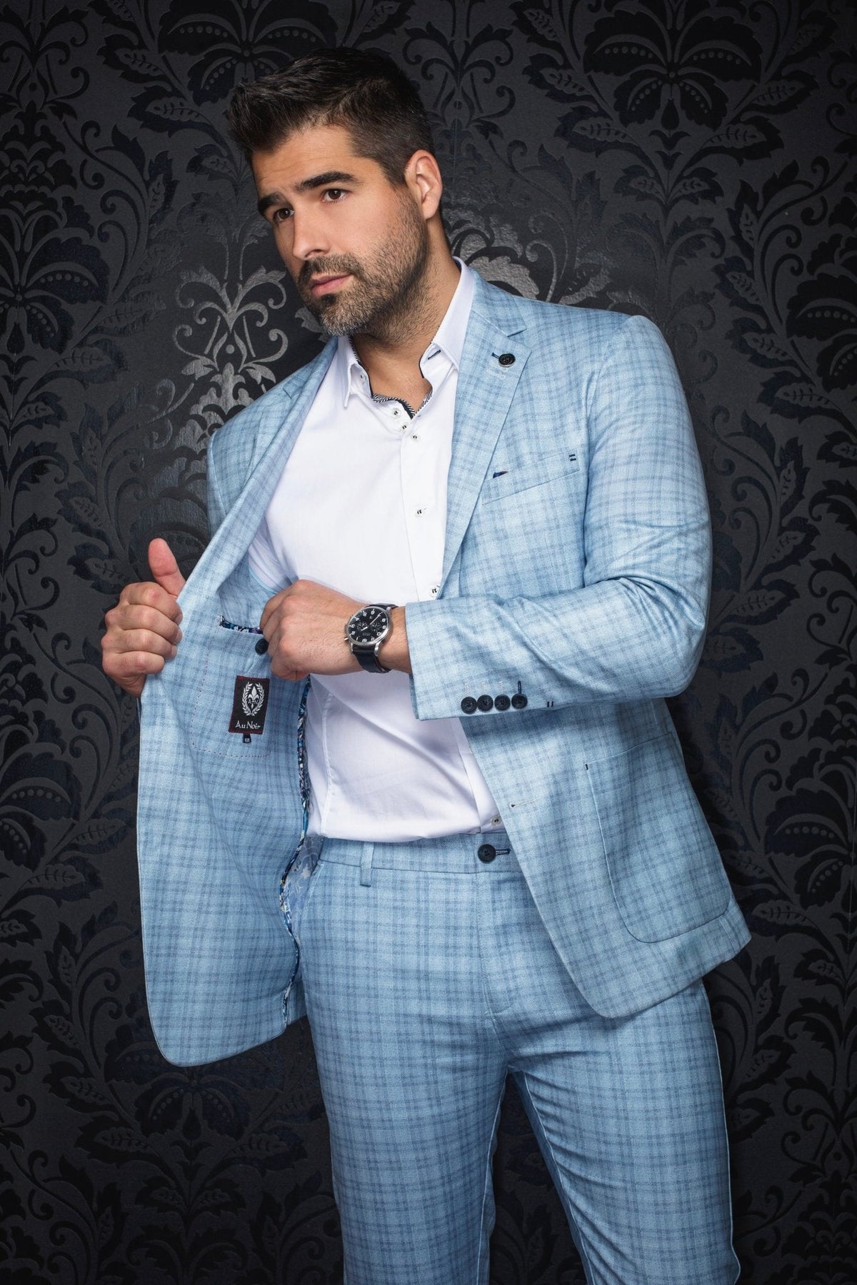 VESTON | HANKS, Light Blue - AU NOIR